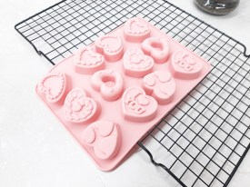 Molde silicona corazones San Valentin